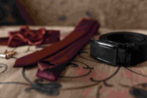 Leather belt