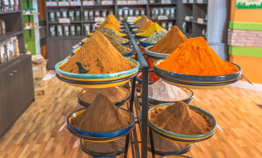 spices on display on sale at market 2026 01 09 00 39 00 utc q25